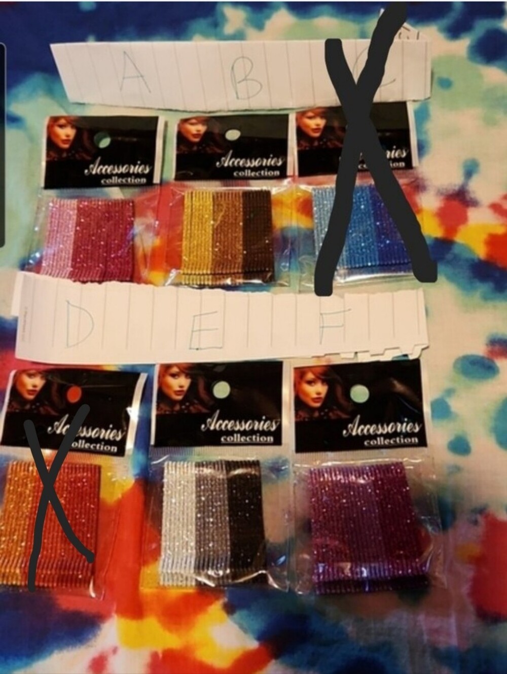 10/$20 $1 (ADD TO BUNDLE!!!) 24 GLITTER BOBBYPINS